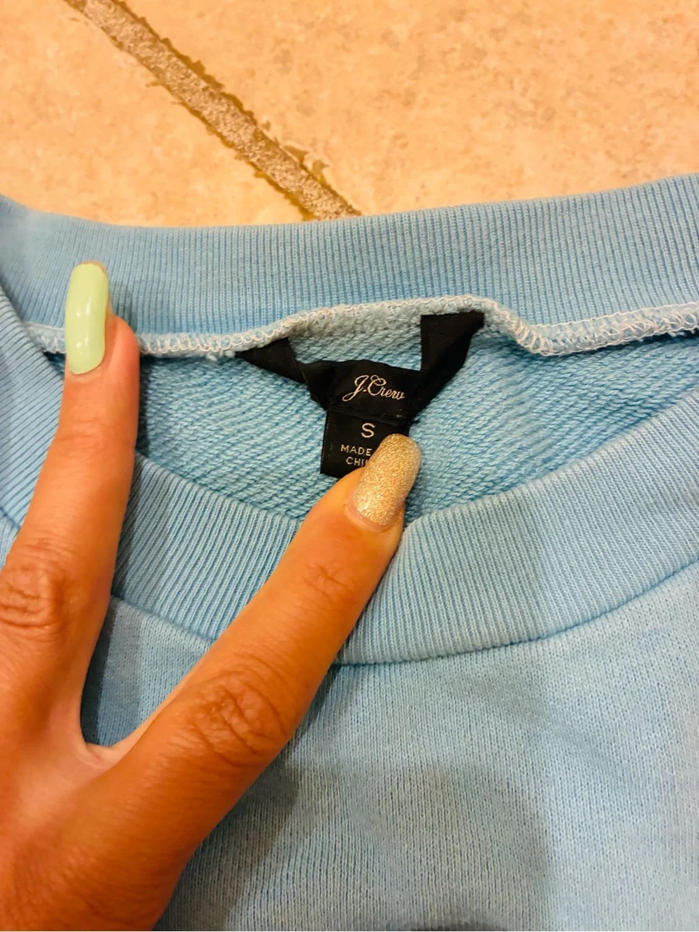 J. Crew light blue